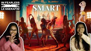 LE SSERAFIM 르세라핌 Smart OFFICIAL MV  Indian Girls Reaction 