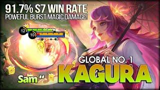 Umbrella Girl with Powerful Burst Magic Damage Sam ‘‘ Global No. 1 Kagura - MLBB