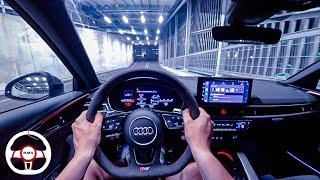 2023 AUDI RS4 AVANT COMPETITION PLUS 450HP NIGHT POV DRIVE Onboard 60FPS