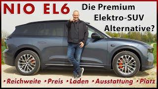 NIO EL6 Wie gut ist das Premium Mittelklasse Elektro SUV? Test Probefahrt Review Daten Deutsch 2024