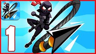 STICKMAN TELEPORT MASTER 3D - Walkthrough Gameplay Part 1 - INTRO iOS Android