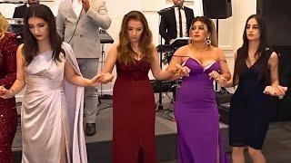 MORLU KIZ İKİZLERİ SALMIŞ ÇAYIRA MEVLAM BİZİ GAYIRA Wedding dance syrian wedding assyrian wedding