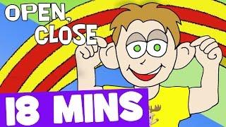 Open Close and More Action Songs for Kids  18mins Kids Songs Collection