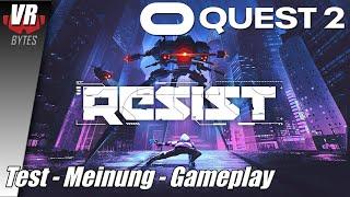 Resist VR  Oculus Quest 2  Deutsch  First Impression  Spiele  Test  Virtual Reality