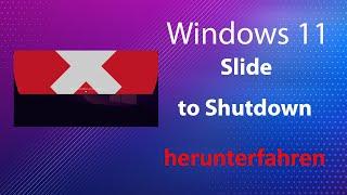 Windows 11 mit Slide to Shutdown herunterfahren