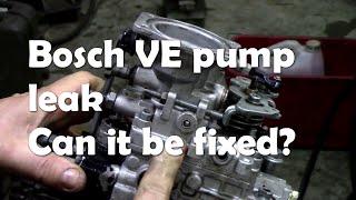 Bosch VE injector pump leak out of the breather.  Can it be fixed?