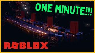 Roblox Titanic SOS Sinks in One Minute