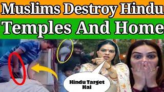 हिंदुओ के घर और मंदिर तोड़ने वाले Muslims पे भड़क गई दबंग वकील Nazia khan Pak media on India latest