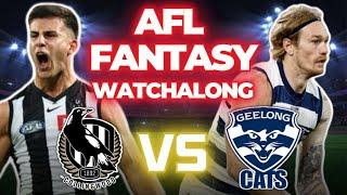 COLLINGWOOD vs GEELONG  Round 18 2024 AFL Fantasy Watchalong