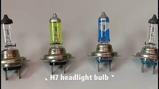 Car Headlight Bulb H7 12V 100W Super White Halogen H7 Headlight Auto Bulb