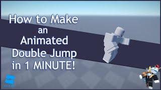 How to Make an Animated Double Jump in 1 MINUTE
