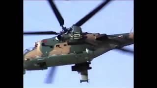 MI 24-helikopter indítás felszállás repülés