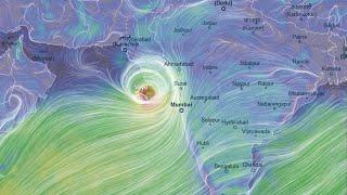 Cyclone Vayu Satallite Live position 2019