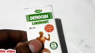 Orthocure liniment for knee pain body pain uses and side effects review  Medicine Health