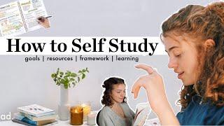 How To Self Study Effectively.  step by step guide to teach yourself anything