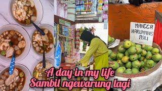 A day in my life sambil ngewarung ⁉️ di datengin owner toko ghoib tt  si tambeng #adayinmylife