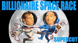 BILLIONAIRE SPACE RACE - Bezos v Musk SUPERCUT