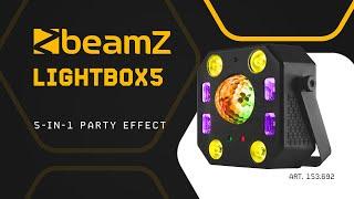 BeamZ LightBox5 Party Effect 5-in-1 Jellybal  PAR  Laser  UV  Strobe - 153.692