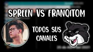 Spreen vs FranqitoM Todos sus Canales   - Rank Man