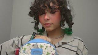 ASMR - doing your makeup in class personal attention layered sounds whispered roleplay