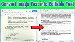 Copy or Edit Text from Image  Convert Image Text into Editable Text  Computer Tips & Tricks #04 