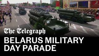 Belarus rolls out nuclear-capable missile systems at military day parade