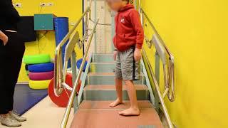 9 years old child with mild DCD stairs rehabilitation