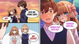 ［Manga dub］A cute girl I picked up looked  younger than me was  my childhood friends sister［RomCom］