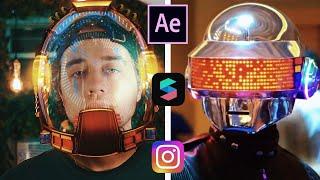 Create AUGMENTED REALITY Masks & Helmets + Export as INSTAGRAM FILTERS  After Effects + Spark AR