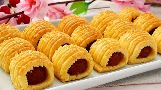 Pineapple Tart Recipe  Popular Malaysian Cookies  CNY Cookies  黄梨饼简单松脆新年饼