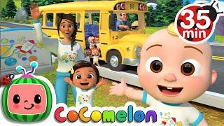 Wheels On The Bus School Edition  + More Nursery Rhymes & Kids Songs - CoComelon