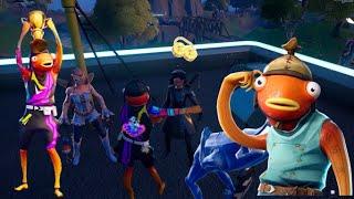 Emote Battles With Fishstick Skin in Fortnite