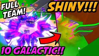 MAKING *FULL TEAM* INTO GALACTIC SHOCK  Bubble Gum Simulator Roblox