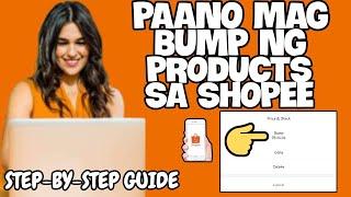 HOW TO BUMP BOOST PRODUCTS ON SHOPEE FOR FREE STEP-BY-STEP TUTORIAL SHOPPING APPS TIPS PH #12