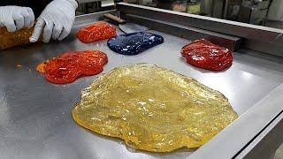 Delicate Handmade Candy Making in Korean Candy Factory