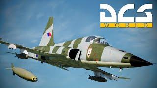 AIRLINE PILOT Tries DCS  Dive Bombing - Belsimtek F5E Tiger II  Digital Combat Simulator