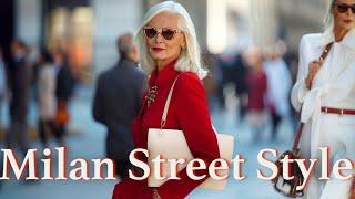 Italian Elegance Street Style in Milan - How to Look Classy and Timeless at Any Age