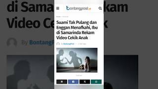 Ibu di Samarinda c3kik balita saat live di medsos #shorts