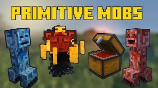 PRIMITIVE MOBS - КРУТЫЕ МОБЫ С РАЗНЫМИ СПОСОБНОСТЯМИ  ОБЗОР МОДОВ НА МАЙНКРАФТ