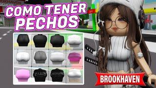 COMO TENER PECHOS  ¡SIN códigos *GRATIS* Brookhaven  RP ROBLOX #brookhaven #roblox #parati