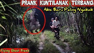 Prank Kuntilanak Terbang  Aksi Terlucu Paling Ngakak  Flying Ghost Prank