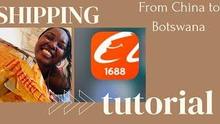 How to order from 1688 ship from China to BotswanaStep by step tutorial #smallbusiness