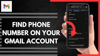 How To Find Phone Number On Your Gmail Account