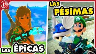 Las MEJORES y PEORES Mecánicas en JUEGOS de NINTENDO