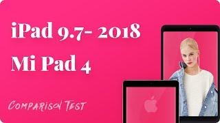 Xiaomi Mi Pad 4 vs iPad 9.7 2018 Camera Test Speed Test Battery Life