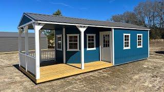 12x24 Deluxe Porched Utility - Walkthrough