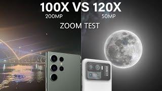 Samsung Galaxy S23 Ultra vs Xiaomi Mi 11 Ultra  100X vs 120X Zoom Test