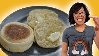 ENGLISH MUFFIN Recipe -- How to Bake BREAD Without an Oven