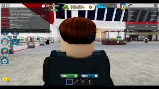 Roblox Mall Security simulator playing as a criminal team with @jaedenlaurel0818