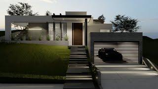 Modern House on Slope in the Caribbean - Walkthrough Animation - Vita Studio